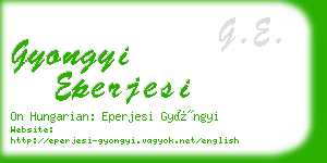 gyongyi eperjesi business card